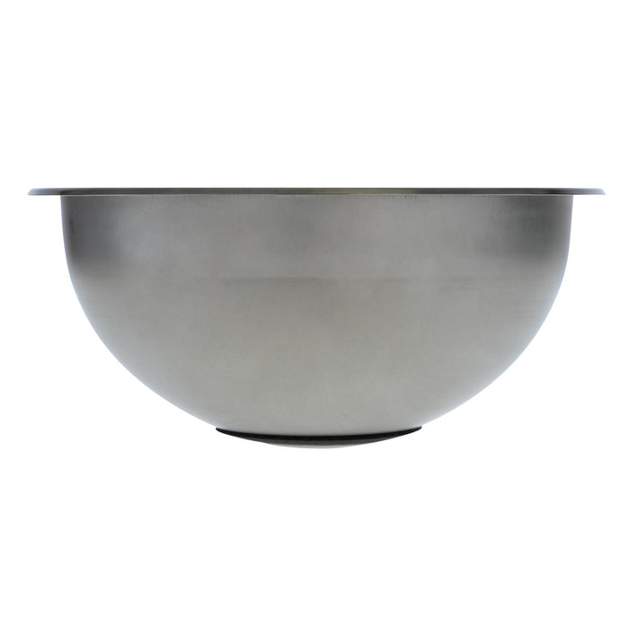 Ambassador Marine S24-1501-UM-R Half-Sphere Sink (Ultra-Mirror Finish), 304 Stainless Steel, 2" Drain, SoundKOTE
