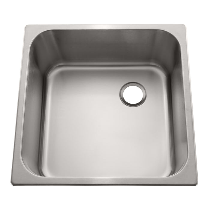 Ambassador Marine S44-4614-BR-R Rectangle Sink (Brushed Finish), 304 Stainless Steel, 2" Drain, SoundKOTE