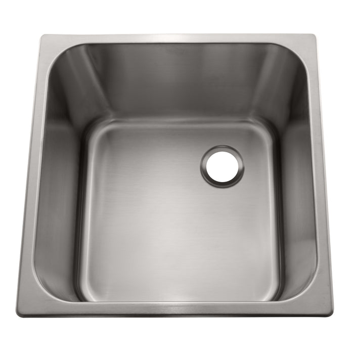 Ambassador Marine S44-4914-BR-R Rectangle Sink (Brushed Finish), 304 Stainless Steel, 2" Drain, SoundKOTE