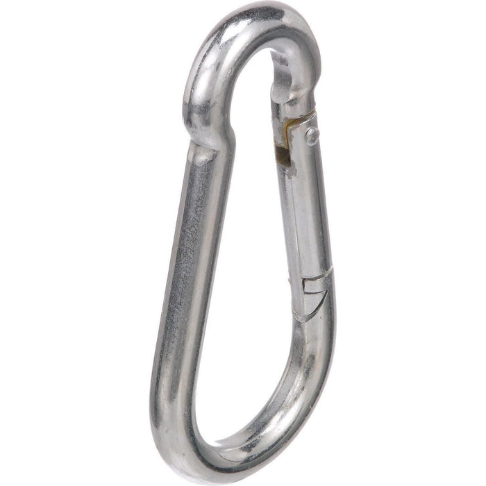 Seachoice 50-36841 Zinc Plated Steel Safety Spring Hook 7/16" x 4-3/4"