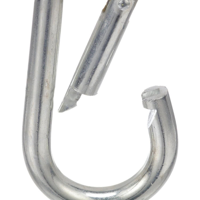 Seachoice 50-36841 Zinc Plated Steel Safety Spring Hook 7/16" x 4-3/4"