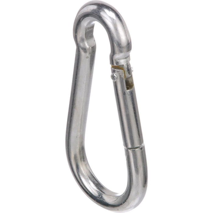 Seachoice 50-36841 Zinc Plated Steel Safety Spring Hook 7/16" x 4-3/4"