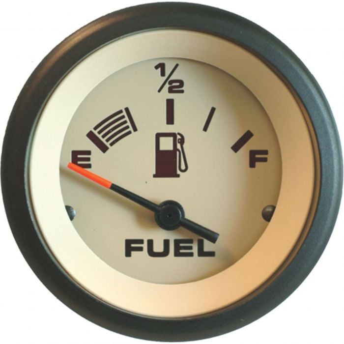 Sierra 59707P Sahara Series 2" Black & Tan Fuel Gauge & Requires "F" Sender Code