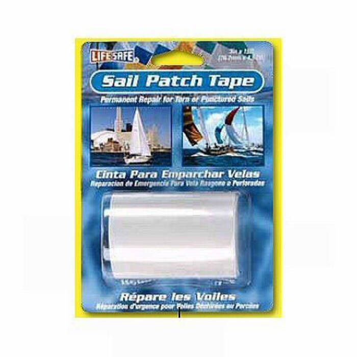 Lifesafe RE3843 Super Clear UV Stablized Sail Patch Repair Tape 3" x 15'