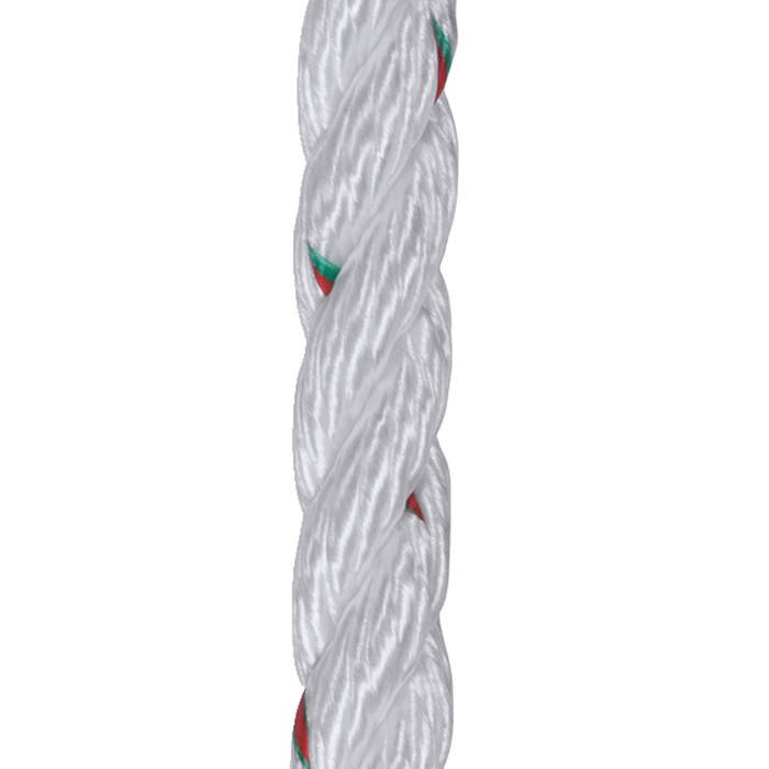 Samson Rope 170 032 006 030 Pro-Set-3 Nylon, White, 1/2" x 600'