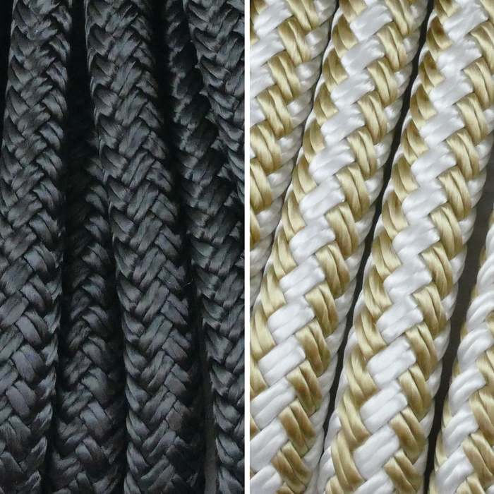 Samson Rope 4.68024E+11 Samson Rope 468024360030 Samson 468024360030, Harbormaster Double Braid Nylon, 3/8" x 600', Gold/White