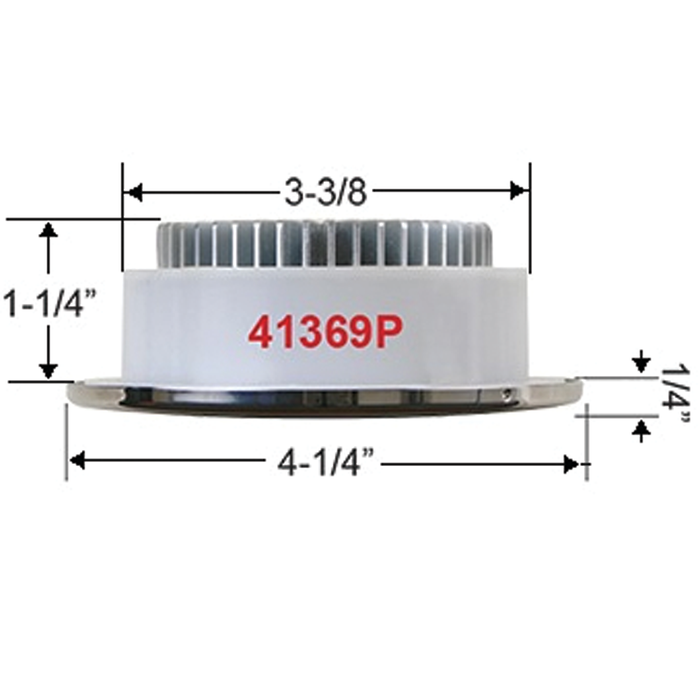 Scandvik 41369P LED 4" Flush Mount Ceiling Light, Warm White