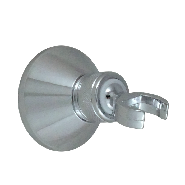 Scandvik 10650P Shower Handle Holder, Chrome Plated Brass Bulkhead Swivel, Fits All w/Elbow Shower Handles