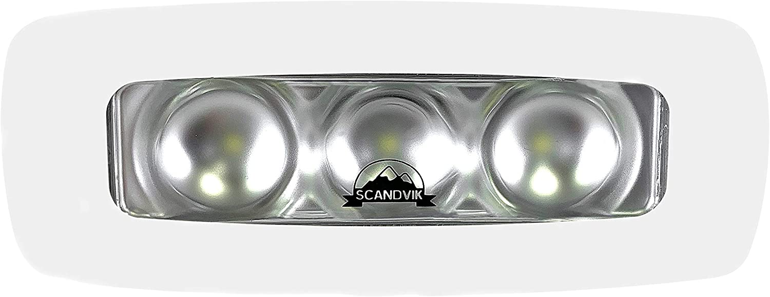 Scandvik 41450P Small Super Bright Spreader Light, White