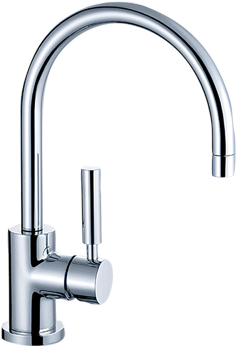 Scandvik 70104 Chrome Plated Brass Nordic J-Spout Galley Mixer Faucet