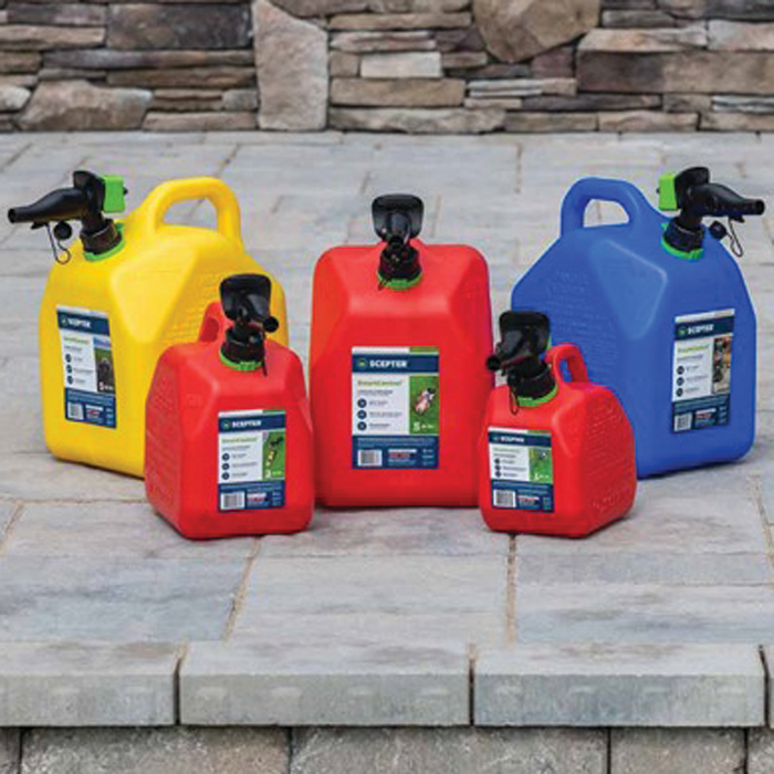 Scepter FR1G201 Smartcontrol Fuel Container EPA/CARB Compliant, Gasoline, 2 gal, Red, 9.7"Lx6.9"Wx11.5"H