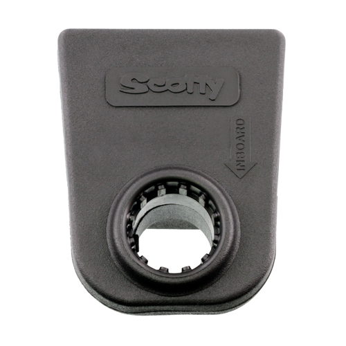 Scotty 0243-BK Rod Holder 1-1/4" Square Rail Mount, Black