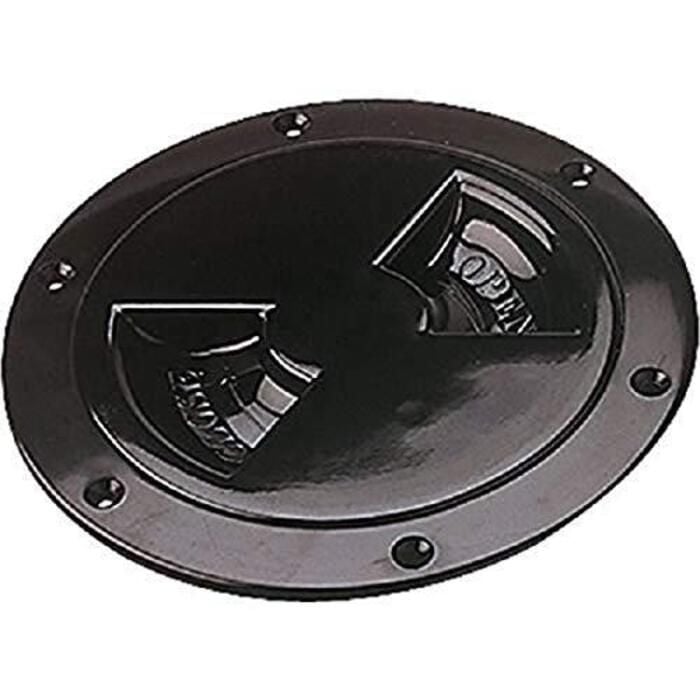 Sea Dog 337165-1 Sea-Dog Screw Out Deck Plate, 6" Black