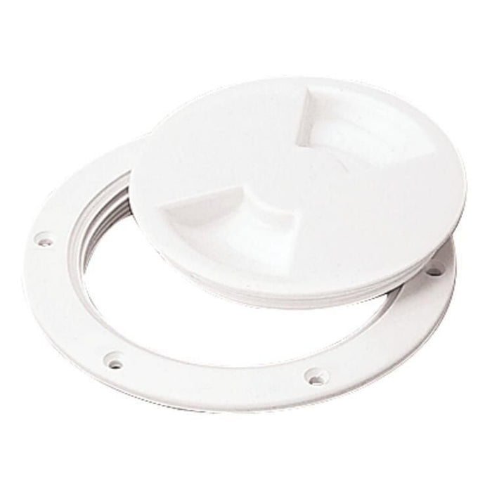 Sea Dog 337160-1 Sea-Dog Screw Out Deck Plate, 6" White