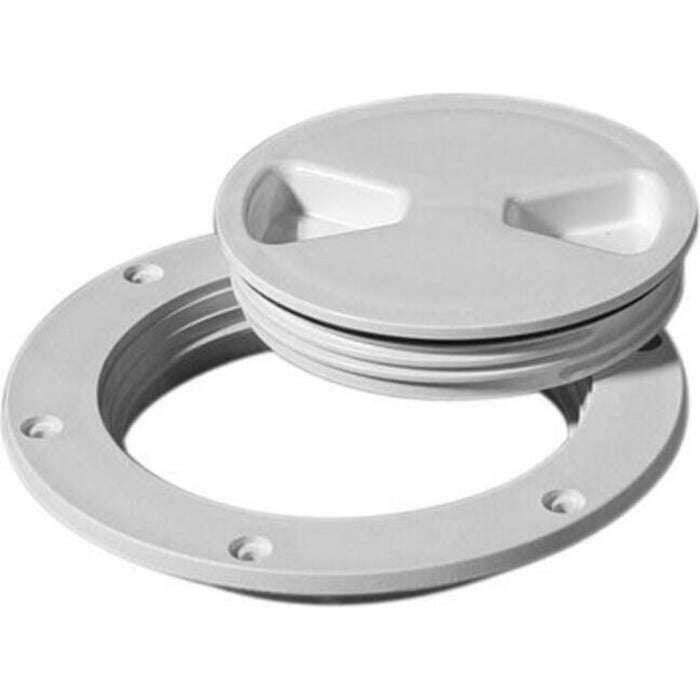 Tempress 43390 Screw Out Deck Plate, 8" White
