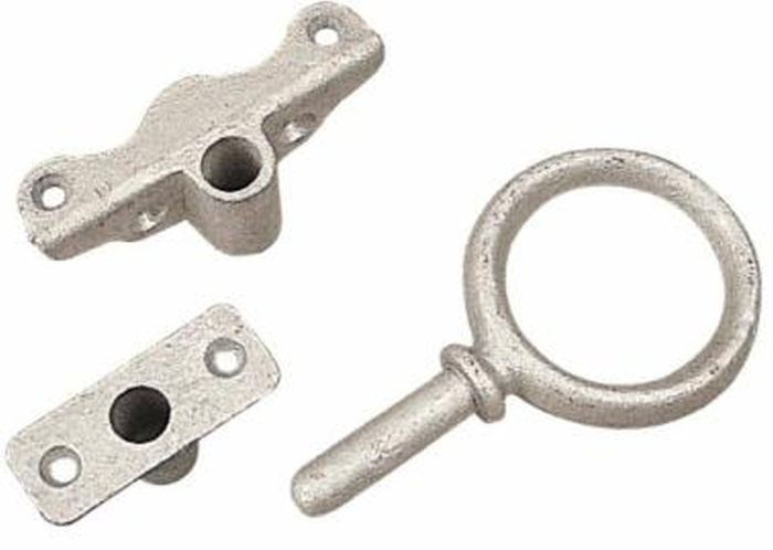 Sea Dog 580870-1 Sea-Dog Oarlock Horn 2" Round, Galvanized, 1 pr.