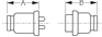 Sea Dog 426164-1 Sea-Dog Polarized Molded Electrical Connector, 4-pin