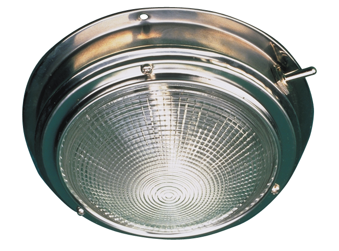 Sea Dog 400190-1 SeaDog SS Dome Light, 12V w/ On/Off Switch, 5-1/2" Dia.