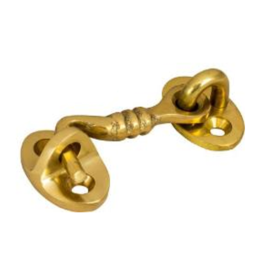 Sea Dog 222066-1 Sea-Dog Decorative Door Hook, Brass, 3-1/2"