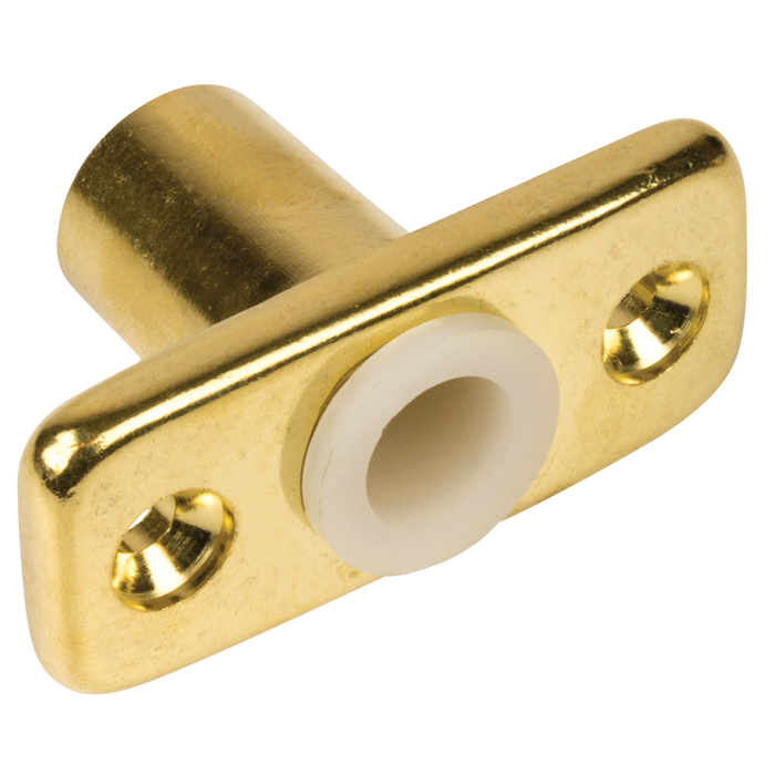 Sea Dog 580600-1 SeaDog Brass Oarlock Sockets, Top Mt., A:1/2" C: 1-1/16"