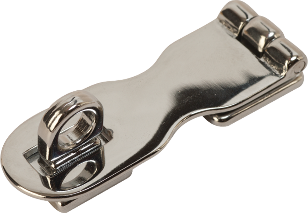 Sea Dog 222120-1 Sea-Dog Safety Hasp, A:3", B:2-5/16", C:1", D: 3/4", E: 3/8", #6 FH, Chrome