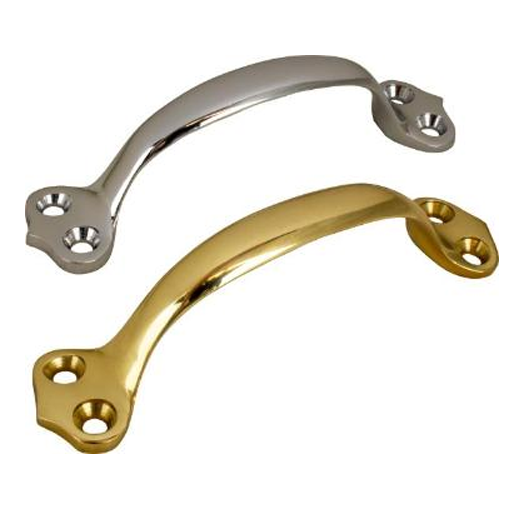 Sea Dog 222345-1 SeaDog Deluxe 4" Lift Handle, Chrome/Brass
