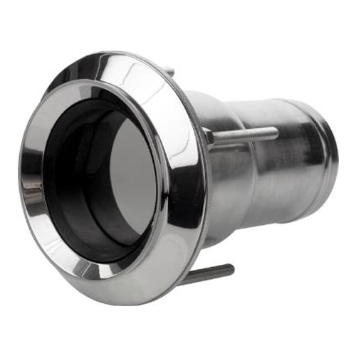Sea Dog 521125 SeaDog Exhaust Thru Hull, Cast 316 Stainless, Includes Stainless Flap w/ Rubber Seal