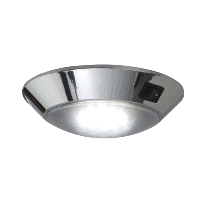 Sea Dog 401725-1 SeaDog Plastic LED 12V Dome Light w/ On / Off Switch, #8 Fastener