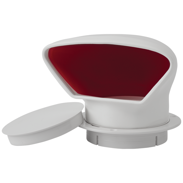 Sea Dog 727140-3 SeaDog PVC Low Profile Cowl Vent & Snap On Deck Plate