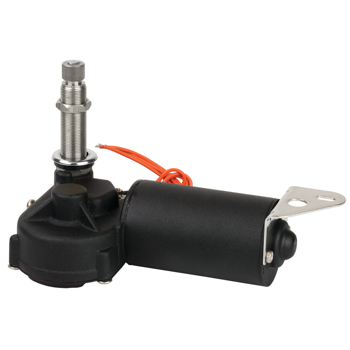 Sea Dog 412118B-3 SeaDog Stamped Powder Coated Steel & 304 Stainless 12V MRV, Wiper Motor, Black Finish
