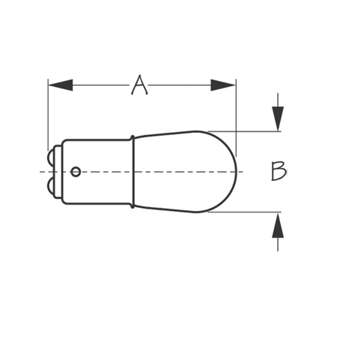 Sea Dog 441076-1 Light Bulb, 2/Card