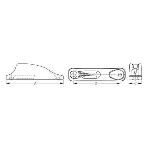 Sea Dog 002030-1 Cl203 Clamcleat, Junior