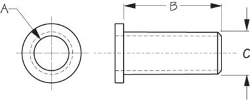 Sea Dog 582059-1 Oarlock Bushings