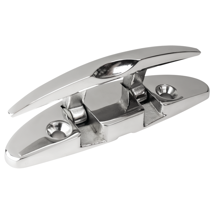 Sea Dog 041125B-1 SeaDog Oval Folding Cleat, Black Powder Coated