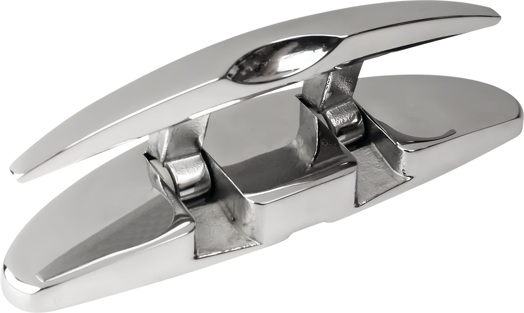 Sea Dog 041115B-1 SeaDog Oval Folding Cleat w/ Hidden Hex BoltsBlack Powder, Coated