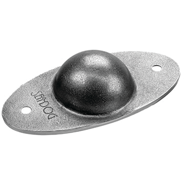 Sea Dog 076102-1 Sea-Dog Recessed Anchor Point, A=4", B=1/8", C=3/4", D=1-1/2" F= 2", #10 FH