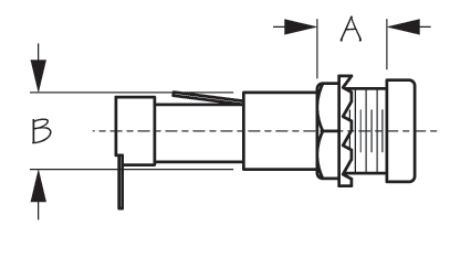 Sea Dog 420504-1 Fuse Holder Spade Terminal