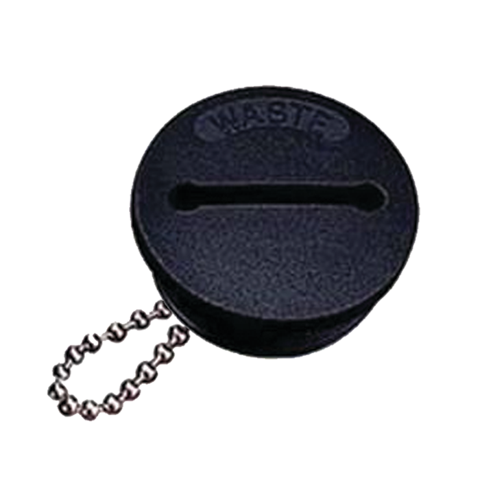 Sea Dog 357018-1 Deck Fill Cap-Black (Waste)