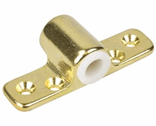 Sea Dog 580610-1 SeaDog Brass Oarlock Sockets, Side Mt., A:1/2" B: 3-5/8"