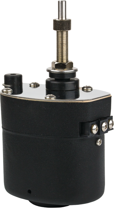 Sea Dog 412328B-3 Standard 12V Wiper Motor, Stamped Powder Coated Steel & Stainless, 2-1/2" Shaft