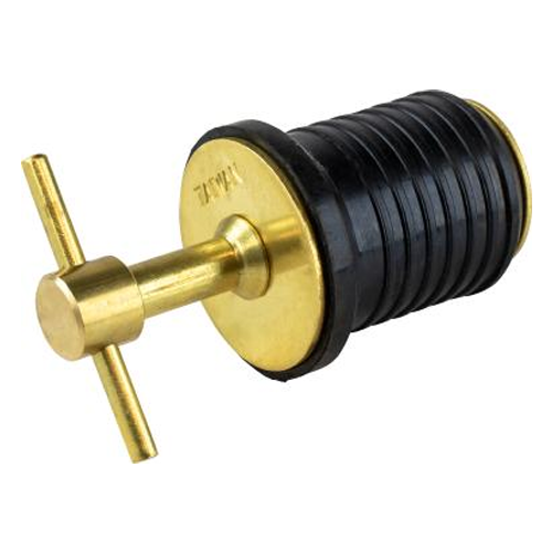 Sea Dog 520080-1 Seadog Brass Tee Handle Drain Plug, 1"