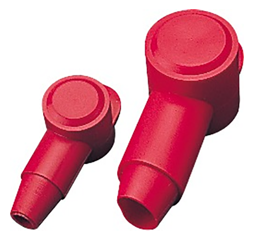 Sea Dog 415194-1 PVC Terminal Cap Red (8-2 ga.), Pair