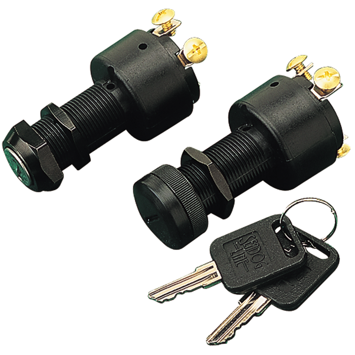 Sea Dog 420360-1 Sea-Dog Switch 3 Position Polypropylene Ignition Switch w/o, Boot