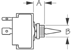 Sea Dog 420103-1 Toggle Switch (DPST) On/Off/On