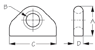 Sea Dog 79710 Seadog Weldable Bow Eye, Cast Aluminum