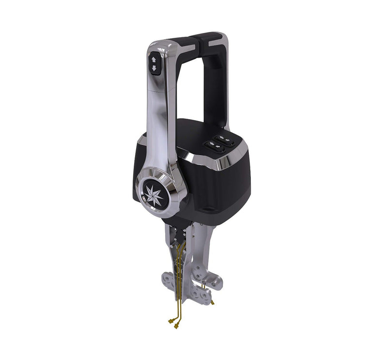 SeaStar CHX8241P Xtreme Series Dual Lever Top Mount Control, Trim Switch (no Neutral Interlock on Handle)