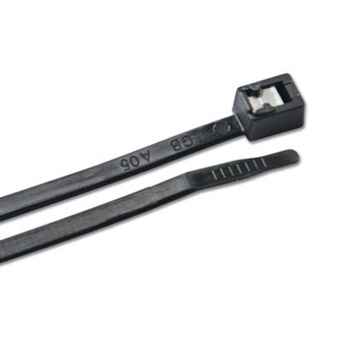 Ancor 199284 Self Cutting Cable Ties, 14" UV Black, 20/pk