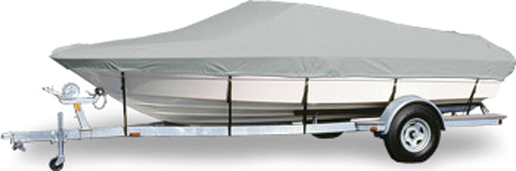 Taylor Made 70205 BoatGuard Universal Boat Cover, 17'-19', For V-Hull Runabout/Bow Rider, Includes Bag and Tie-Downs