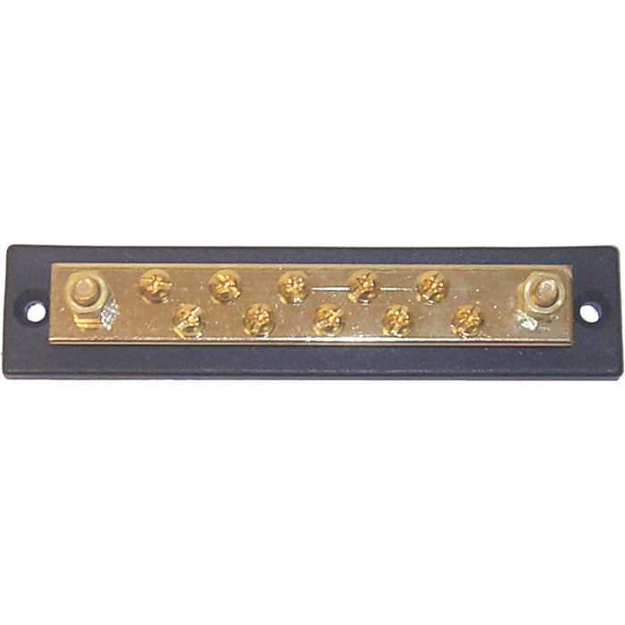 Sierra FS40750 Heavy Duty 10 Gang Bus Bar | 8-32 Terminal Screw