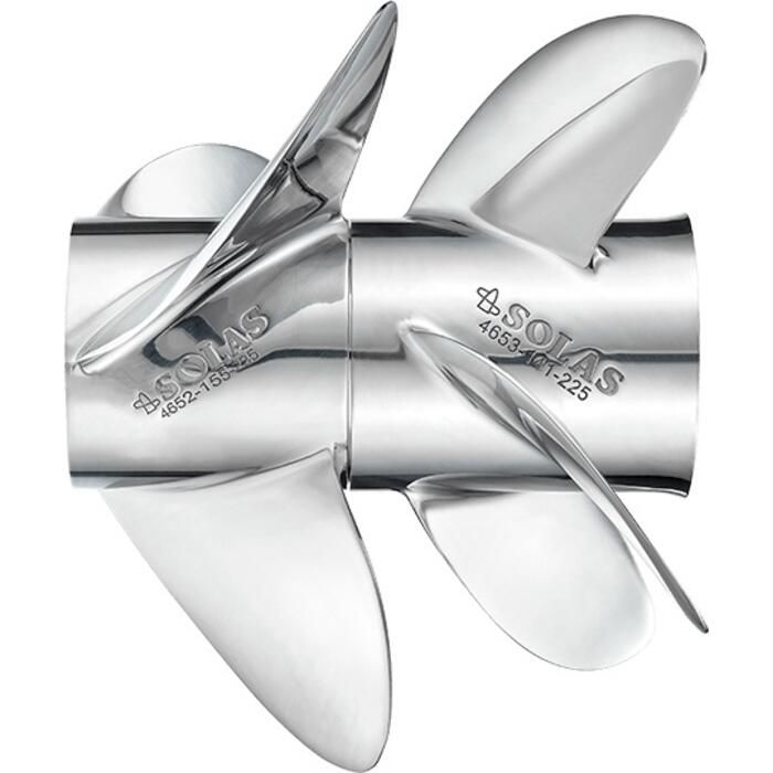 Solas Propeller 4652-155-180 Solas Dual Prop System Suzuki, Front, 15.5" x 18
